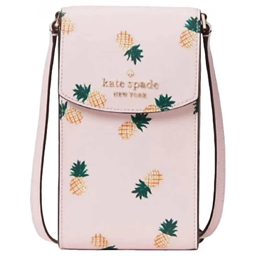 Kate Spade Staci Pineapple Print North South Crossbody  SEE DESCRIPTION Flaw🍍